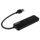 USB HUB  METAL HUB 4.3 (141-0109) USB 3.0 BLACK